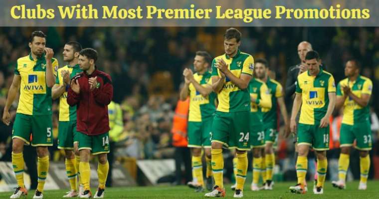 Welche Fußballvereine haben die meisten Promotionen in der Premier League?