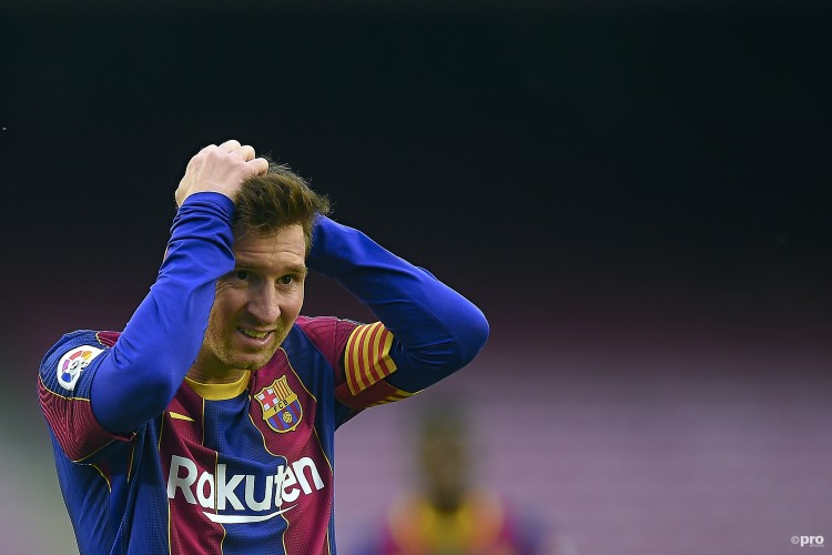 Messi als Schachfigur, als Barca und Madrid der La Liga den Krieg erklären