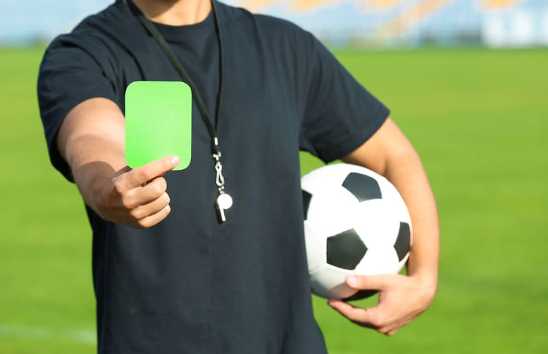 Green Card im Fußball: Erklärung